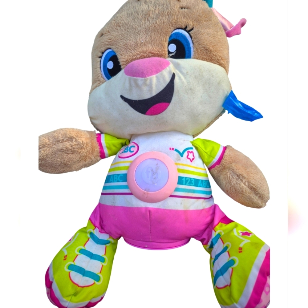 Colorful Plush Toy with Interactive Features